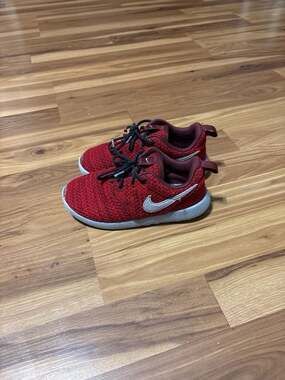 Nike red sneakers, boy Size 13C